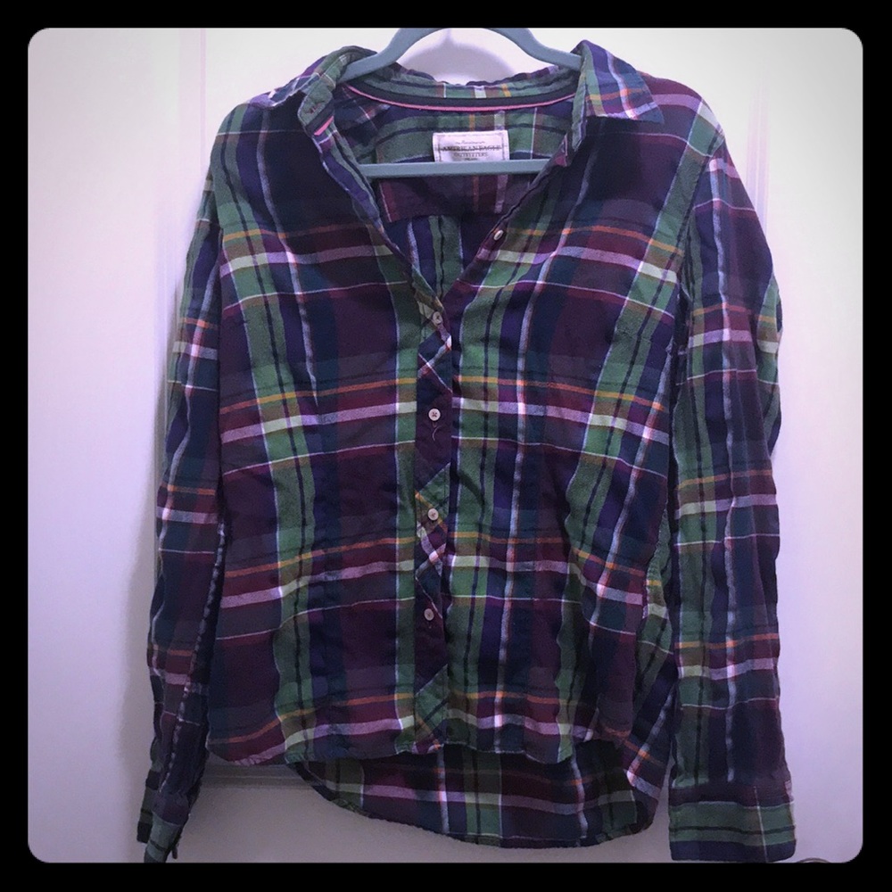 Purple/green Flannel